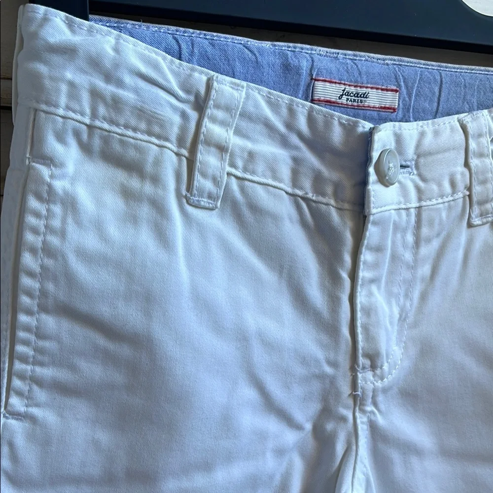 Jacadi White Cotton Shorts
